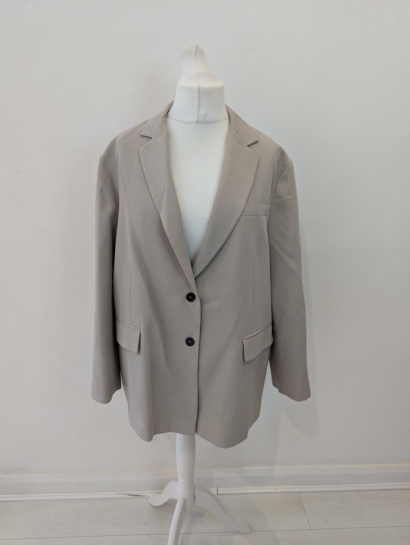 Zara Taupe Blazer M/L NWT £60