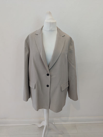 Zara Taupe Blazer M/L NWT £60