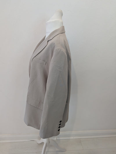 Zara Taupe Blazer M/L NWT £60
