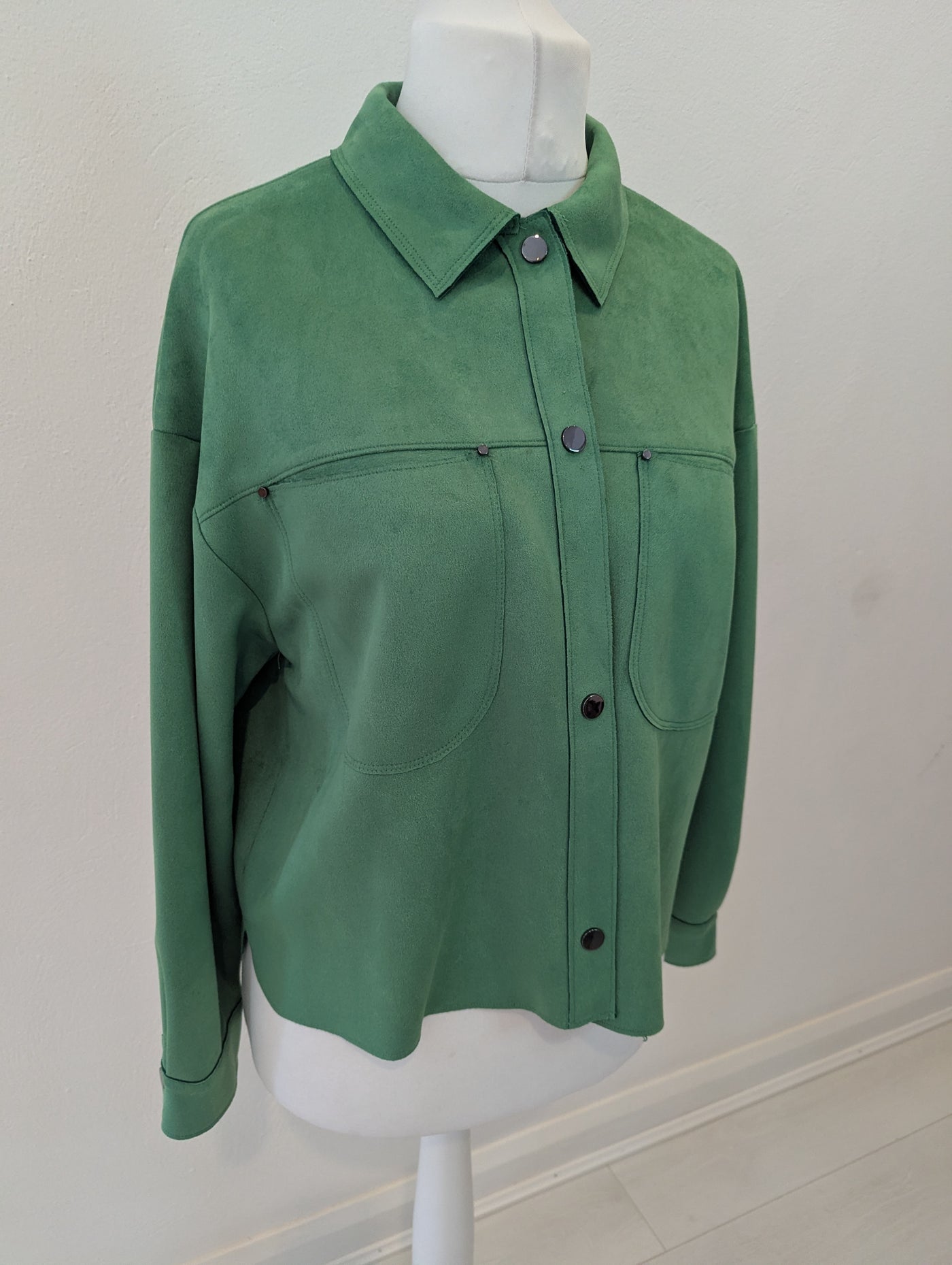 Zara Green Shacket Medium
