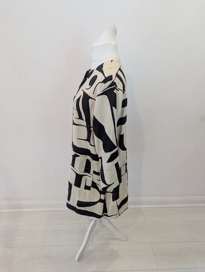 Bitte Kai Rand Black/Cream Linen Jacket Large