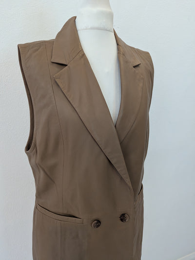 Coster Copenhagen Leather Gilet S NWT