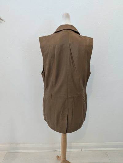 Coster Copenhagen Leather Gilet S NWT