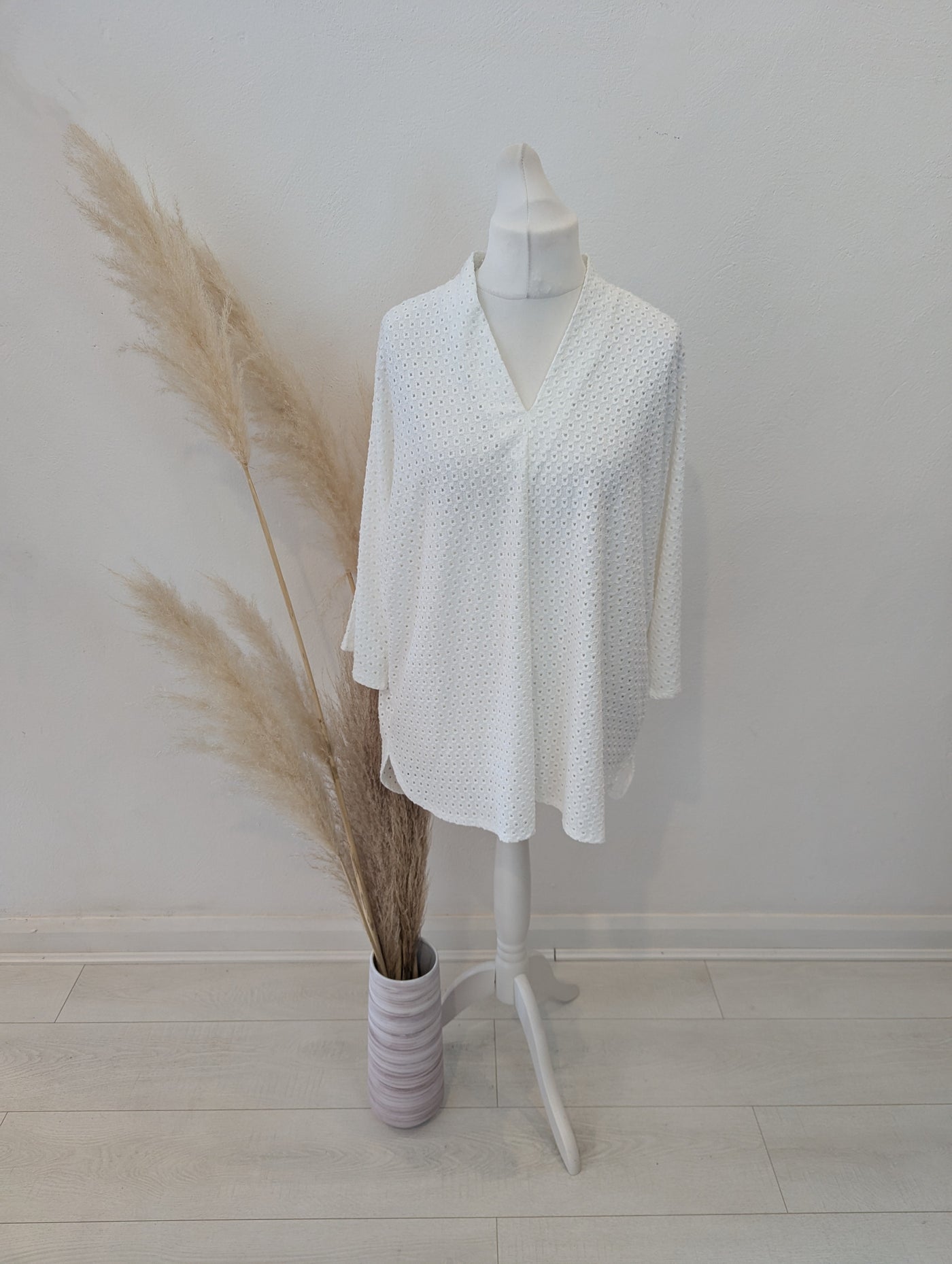 Phase Eight White Tunic Size 18