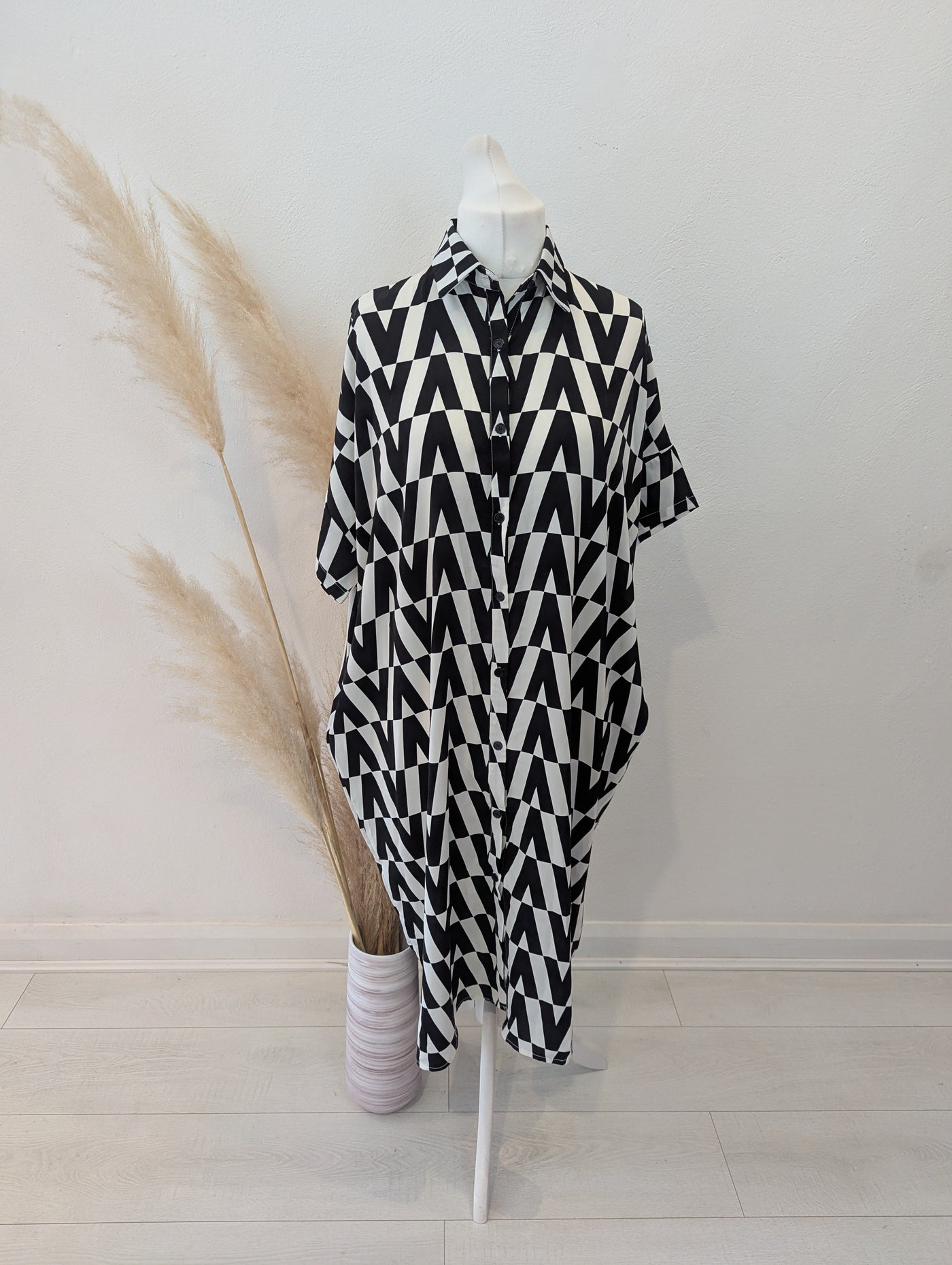 C Yard Monochrome Dress NWT One Size