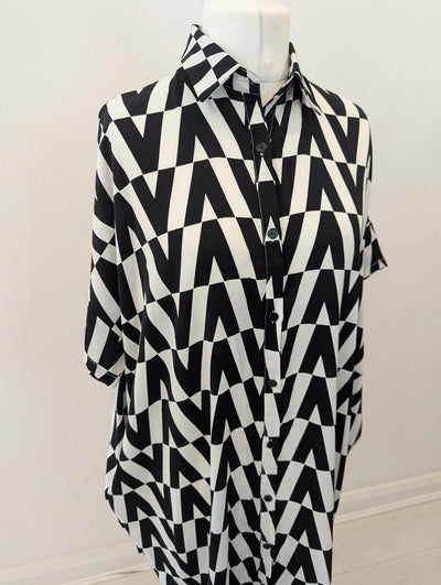 C Yard Monochrome Dress NWT One Size
