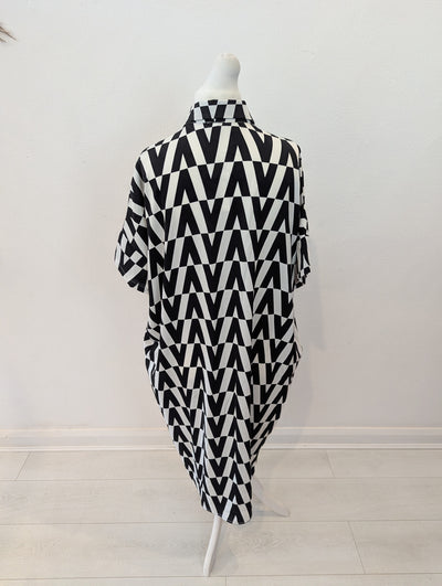 C Yard Monochrome Dress NWT One Size