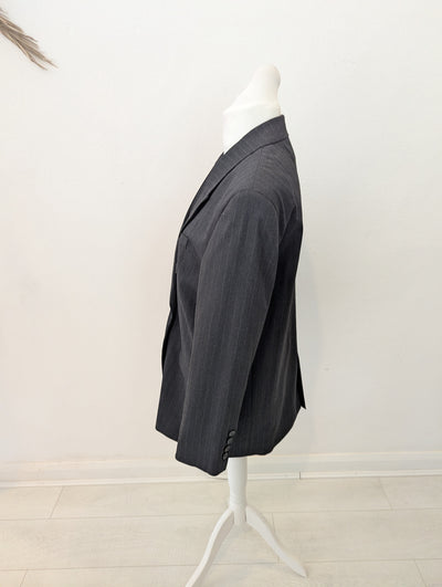 Zara Pinstripe Oversize Blazer Size XL