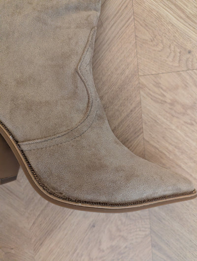 Marquiz taupe cowboy boots 41 New