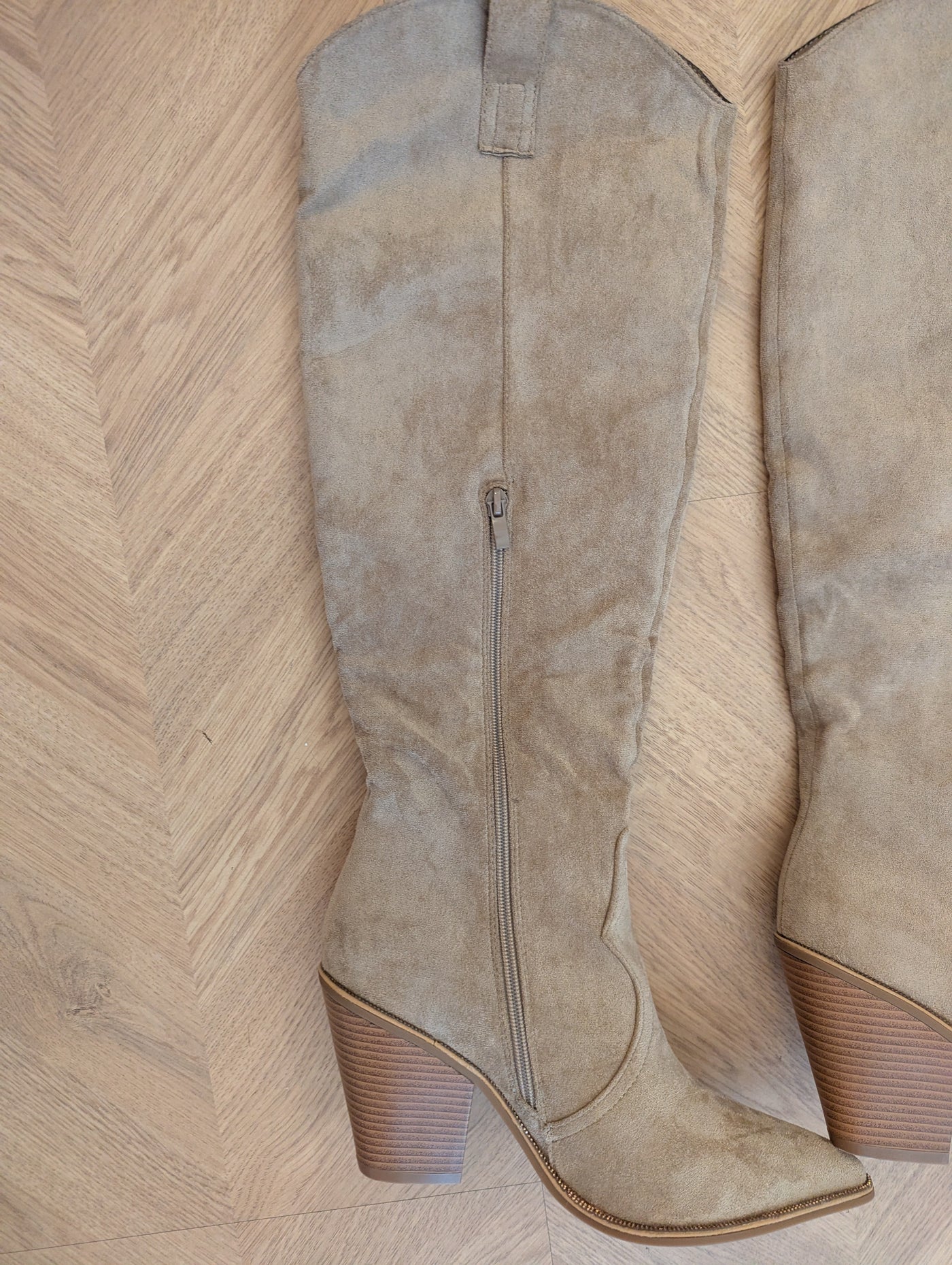 Marquiz taupe cowboy boots 41 New