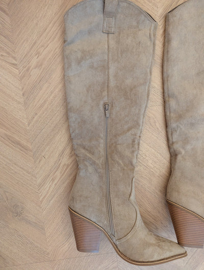 Marquiz taupe cowboy boots 41 New