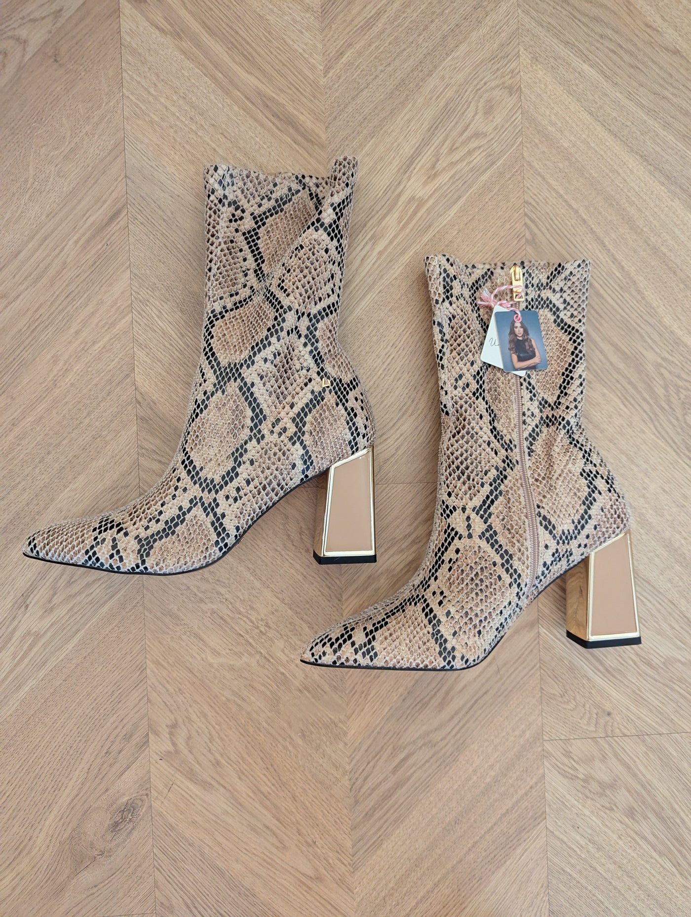 Una Healy snake print boots 41 NWT RRP £59.99