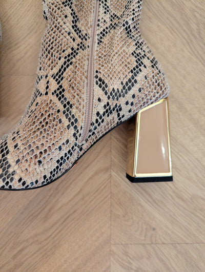 Una Healy snake print boots 41 NWT RRP £59.99