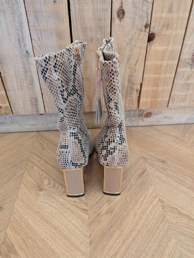 Una Healy snake print boots 41 NWT RRP £59.99