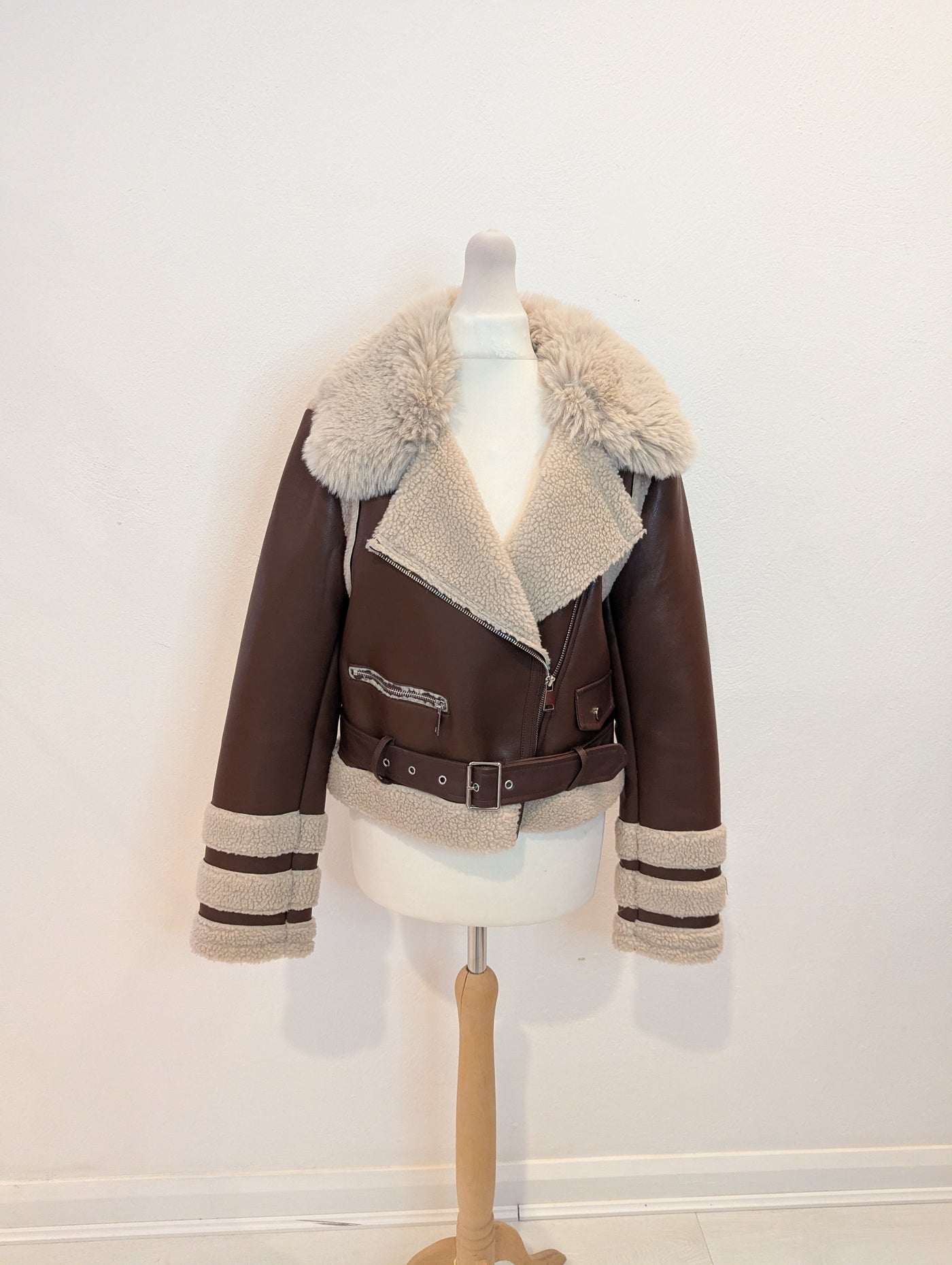 Flammode aviator jacket M NWT