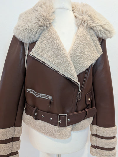 Flammode aviator jacket M NWT