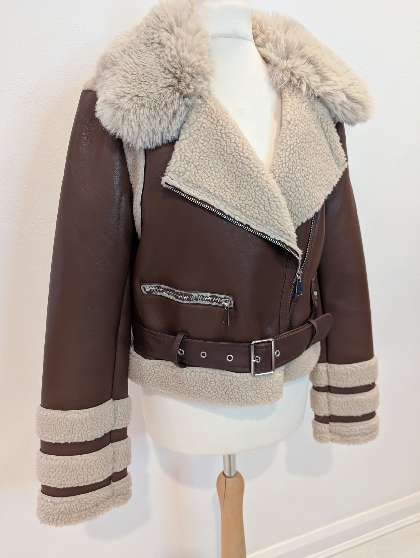 Flammode aviator jacket M NWT