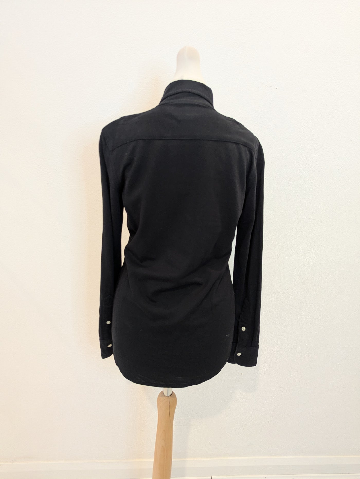 Ralph Lauren Black Knit Oxford Shirt Small