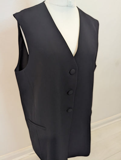 River Island Black Oversized Waistcoat 16