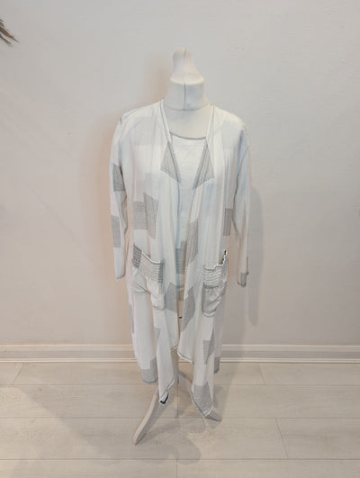 My Soul White/Black Two Piece Top/Jacket Medium