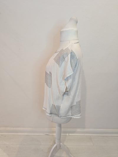 My Soul White/Black Two Piece Top/Jacket Medium