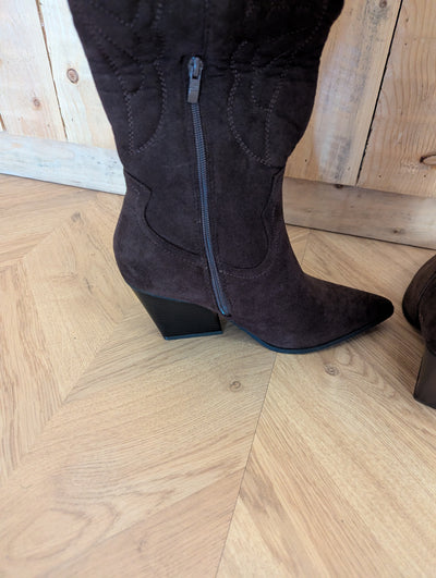 Brown cowboy boots 41 New