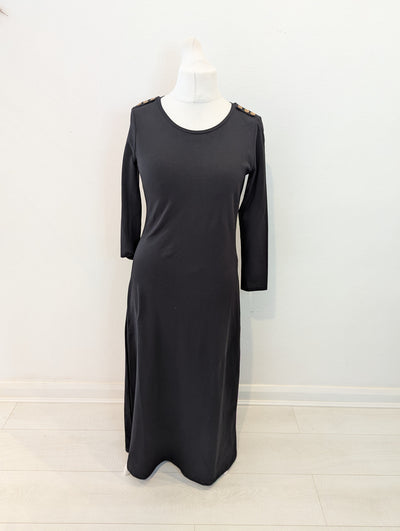 Saint & Sofia Black Jersy Maxi NWT Size 14