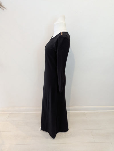 Saint & Sofia Black Jersy Maxi NWT Size 14