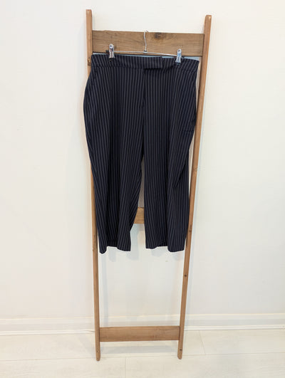 Simply Be Navy Pinstripe Suit Size 14 NWT