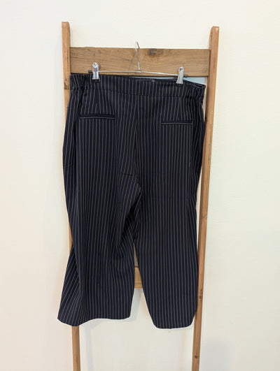 Simply Be Navy Pinstripe Suit Size 14 NWT
