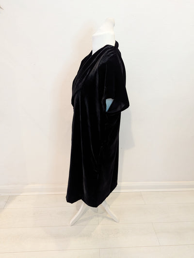 Elsewhere Black Velvet Dress Size XL NWT RRP £166