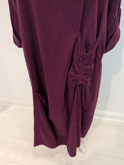 Kit & Kaboodle Maroon Cord Dress Large
