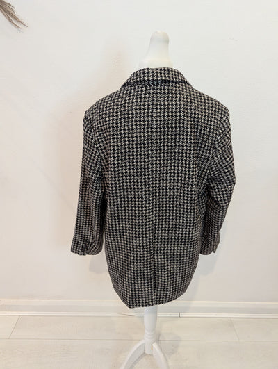 H&M Dogtooth Blazer Size Large