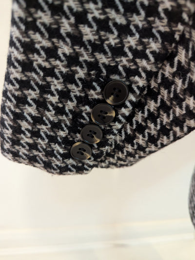 H&M Dogtooth Blazer Size Large