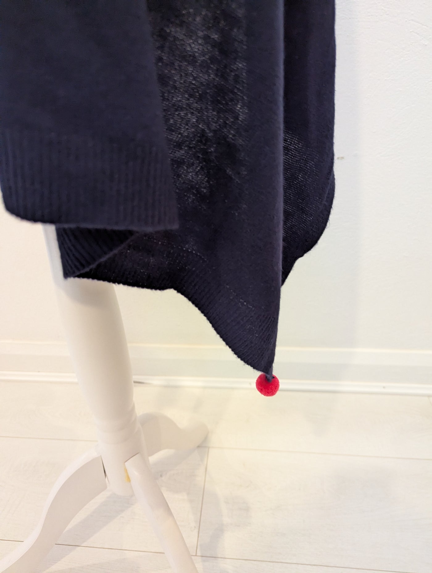 Navy Poncho