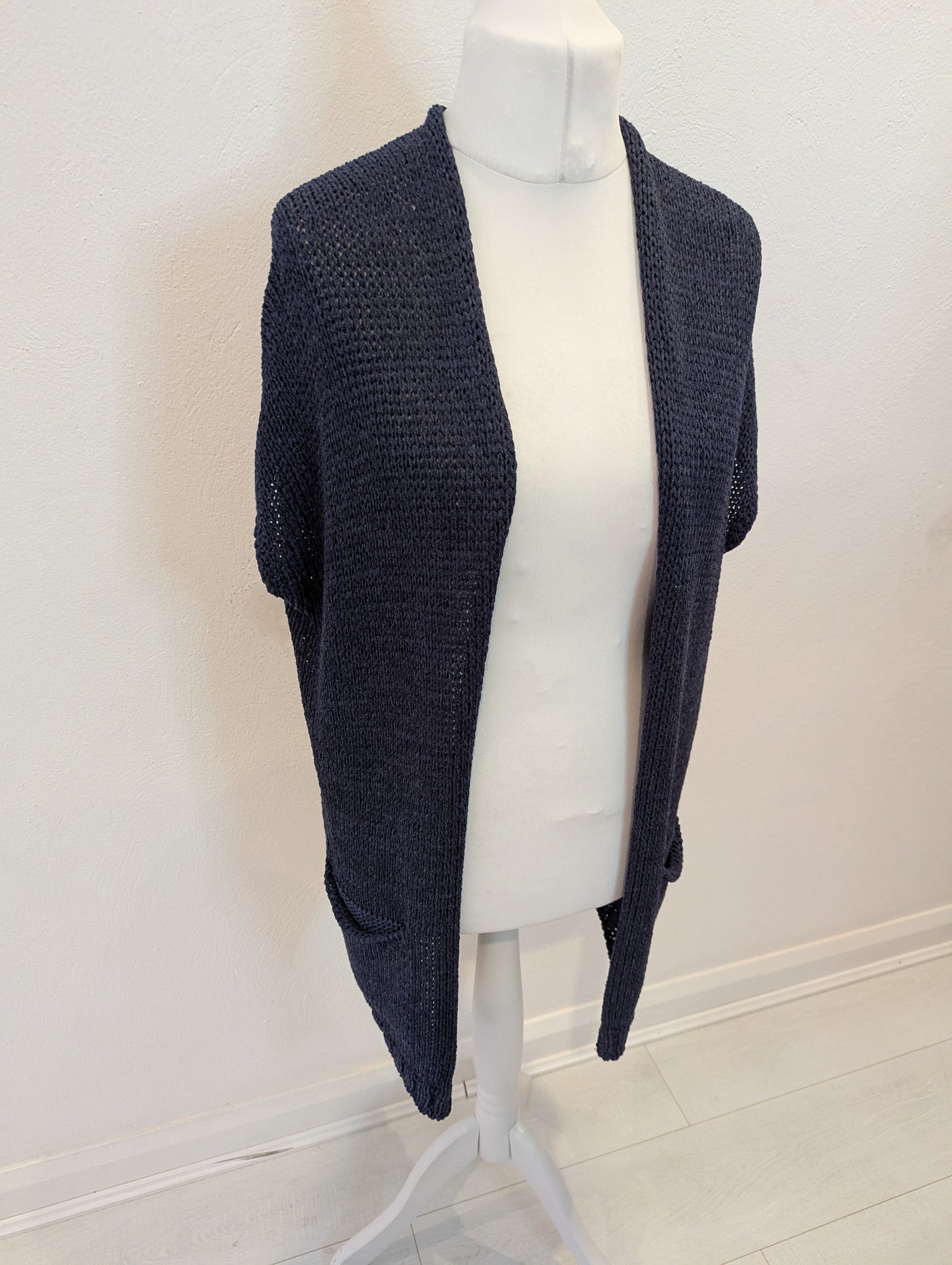Humility Slate Wool Sleeveless Gilet Large