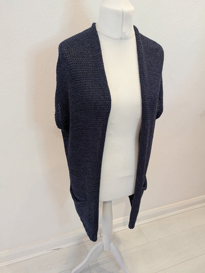 Humility Slate Wool Sleeveless Gilet Large