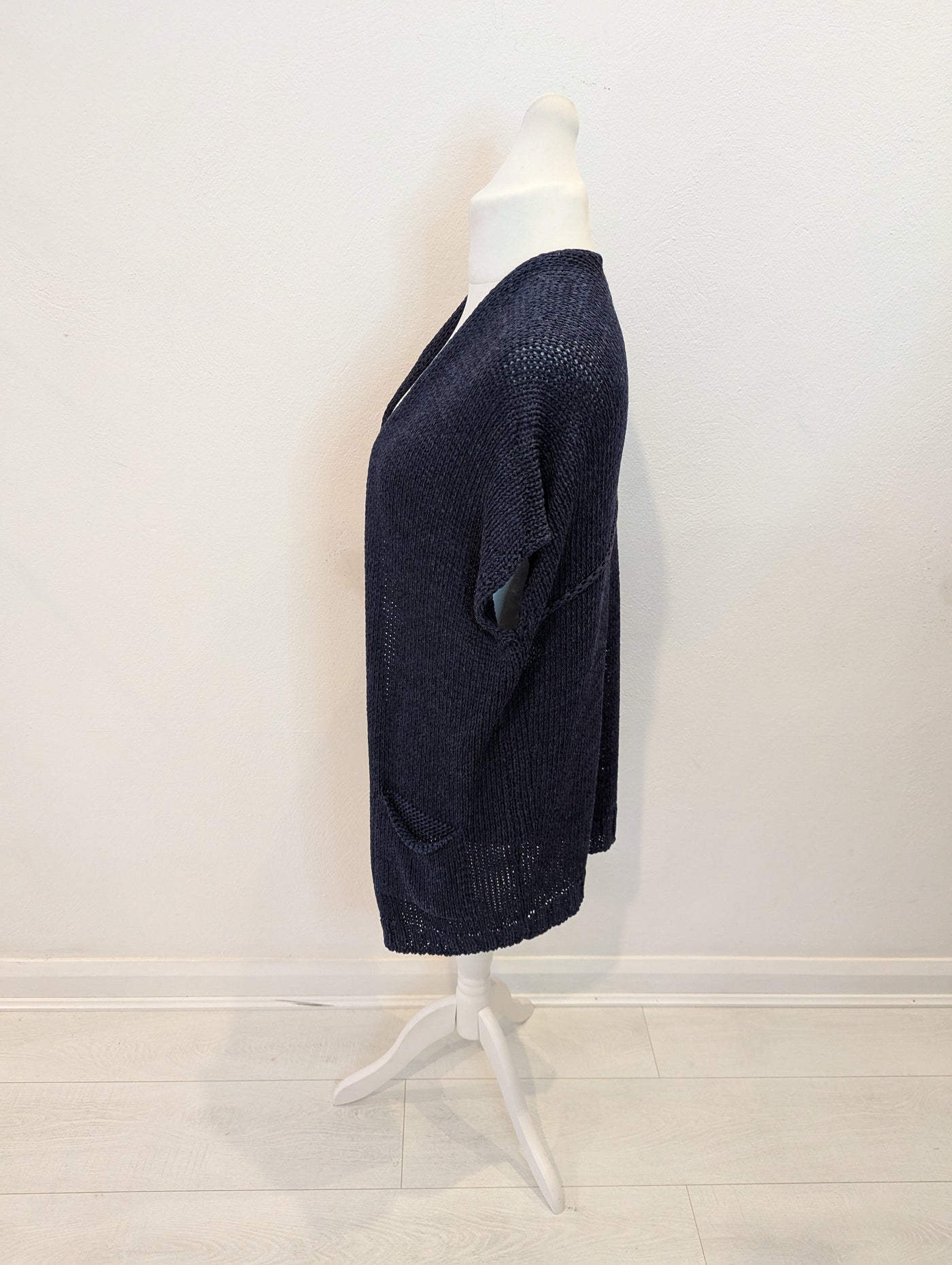 Humility Slate Wool Sleeveless Gilet Large