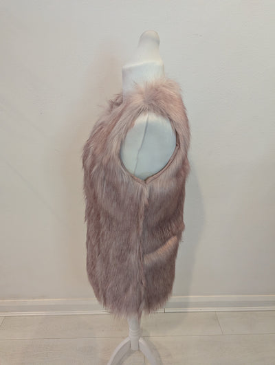Oasis Pink Fur Gilet 10