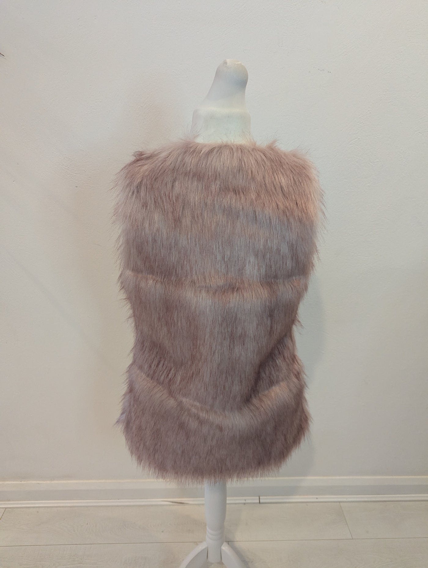 Oasis Pink Fur Gilet 10