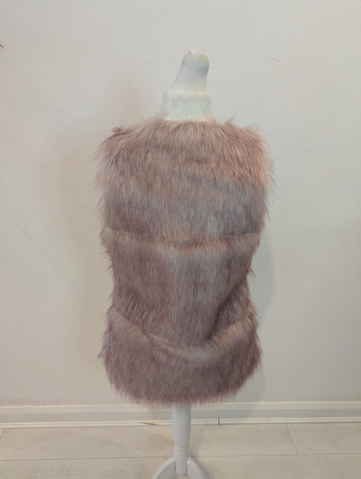 Oasis Pink Fur Gilet 10