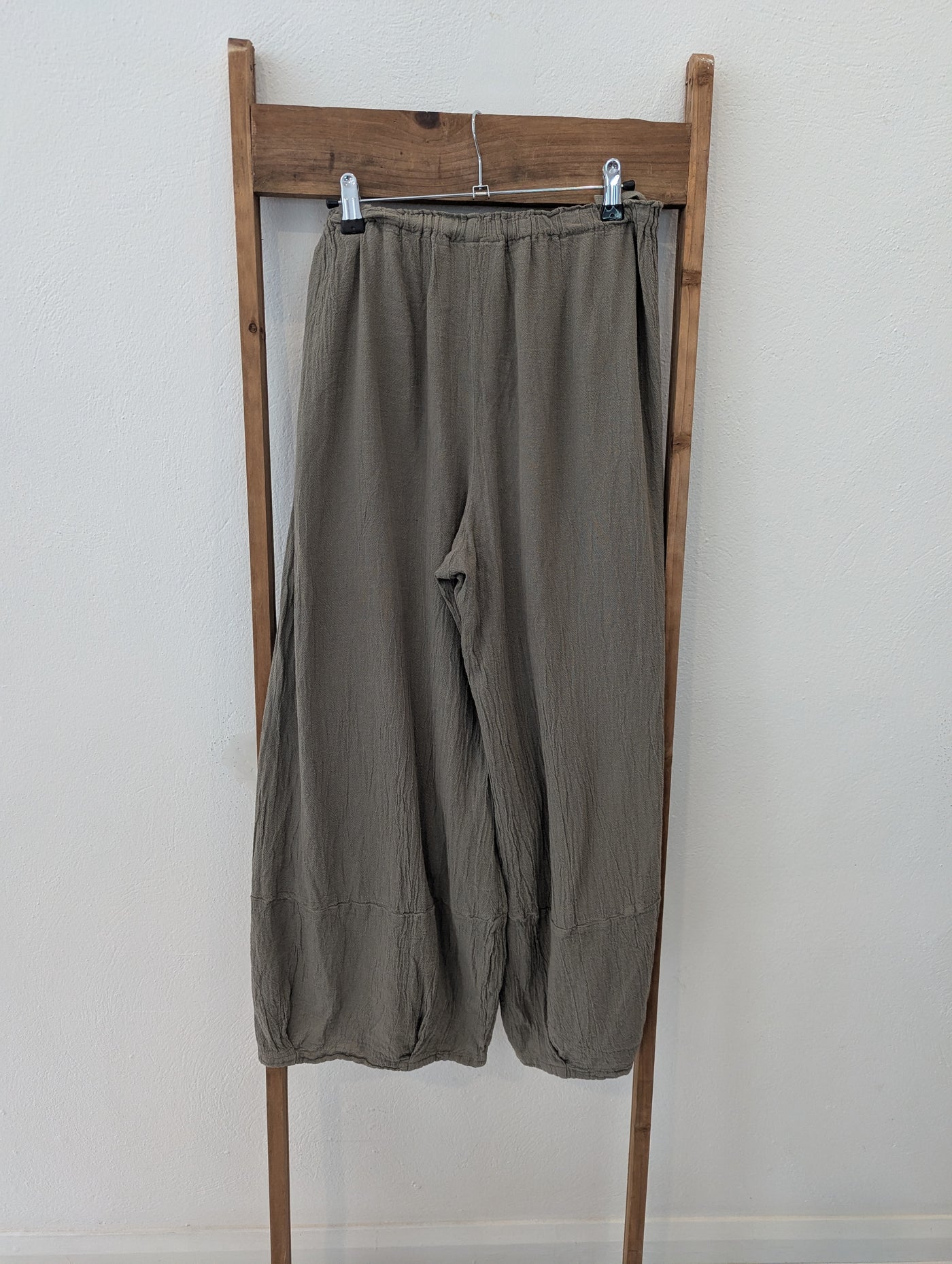 One Life Taupe Cotton Two Piece One Size