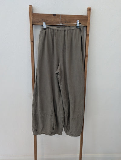 One Life Taupe Cotton Two Piece One Size