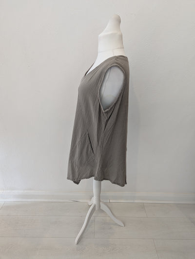 One Life Taupe Cotton Two Piece One Size