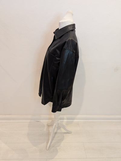 H& M Pleather Shacket M