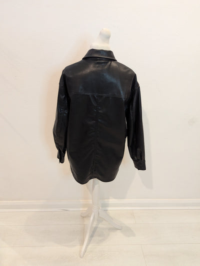 H& M Pleather Shacket M