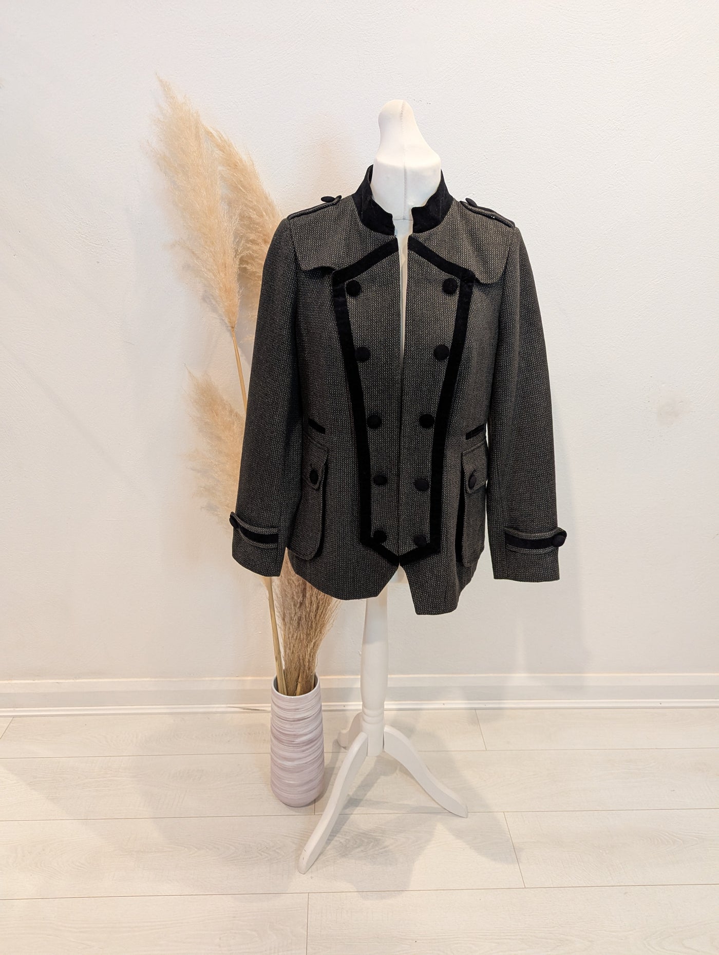 Per Una Black Tweed Jacket 16