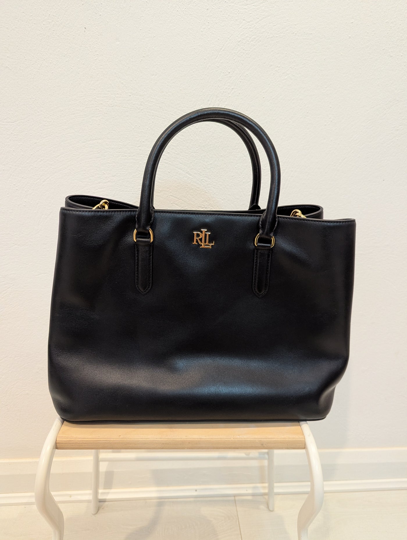 Ralph Lauren black Marcy tote RRP £459