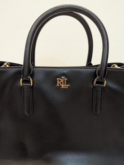 Ralph Lauren black Marcy tote RRP £459