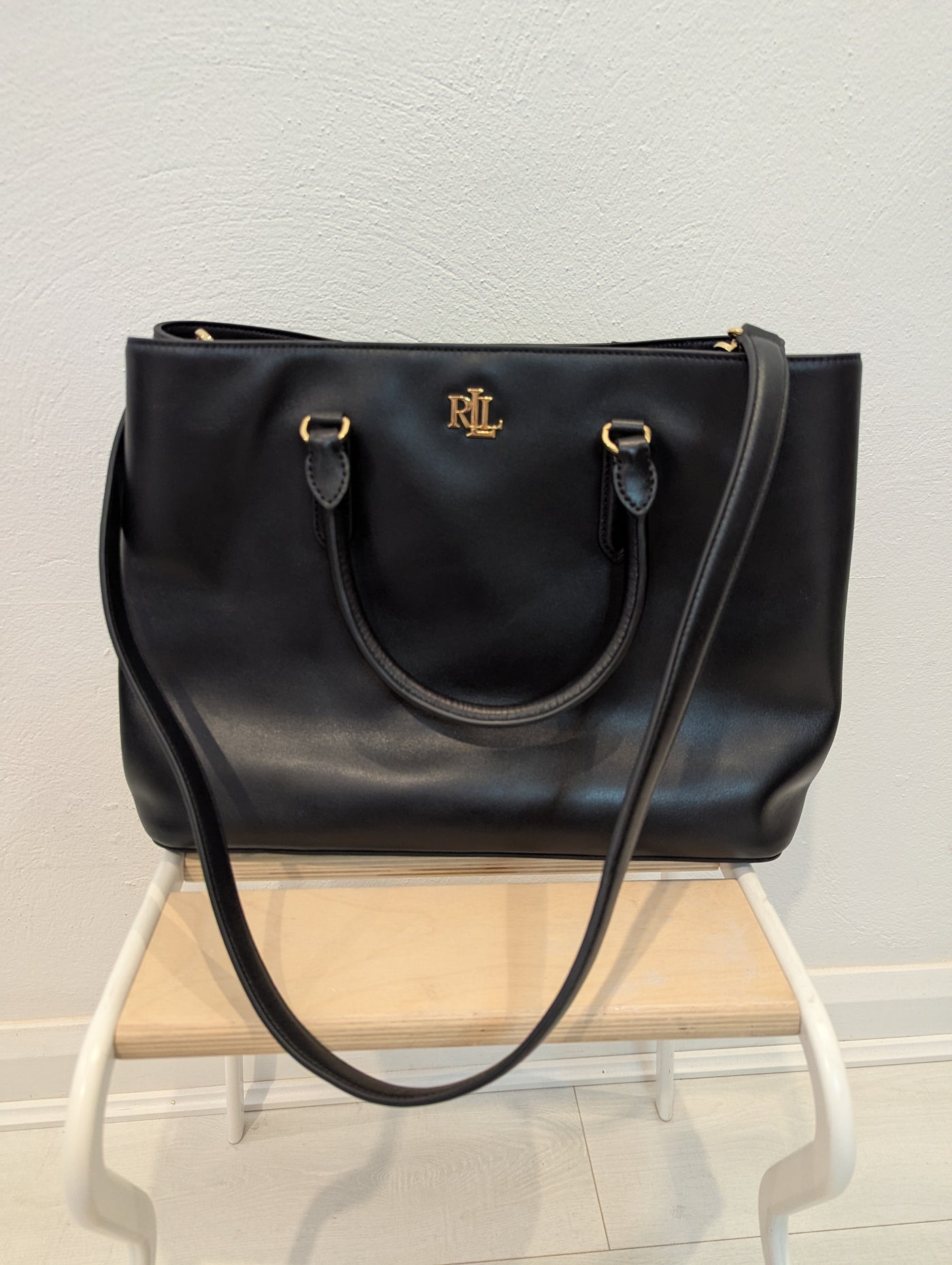 Ralph Lauren black Marcy tote RRP £459